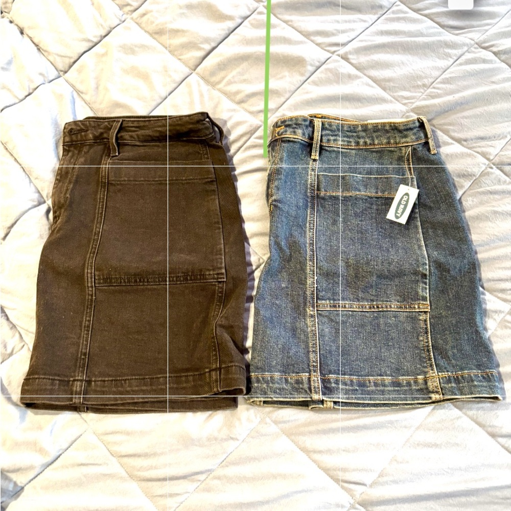 Old Navy Denim Skirt Duo